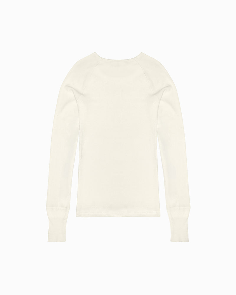 Daniel White Silk Long Sleeve Top