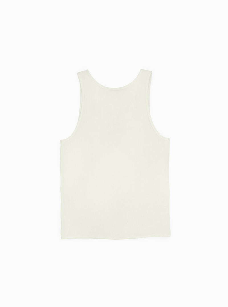 Florian White Silk Vest