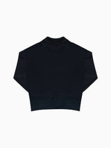 Joachim Black Collared Sweatshirt